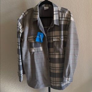 Columbia Blue Point Creek Shirt Jacket Size XXL